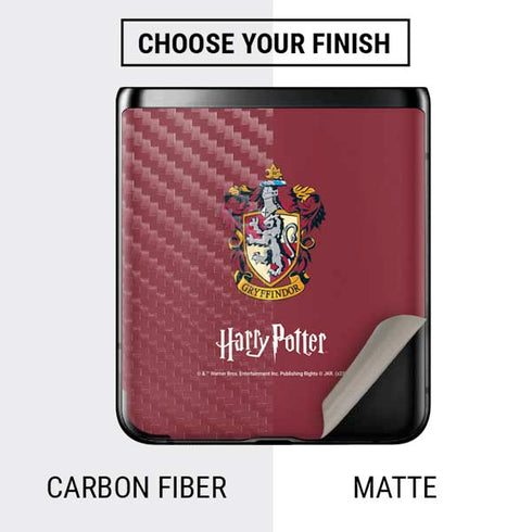 Wizarding World Harry Potter Gryffindor House Crest Galaxy Z Flip Skin