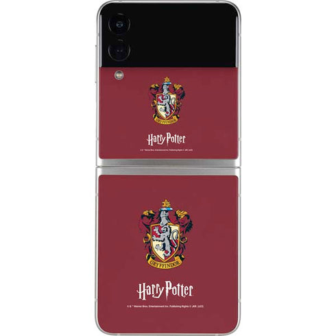 Wizarding World Harry Potter Gryffindor House Crest Galaxy Z Flip4 5G Skin