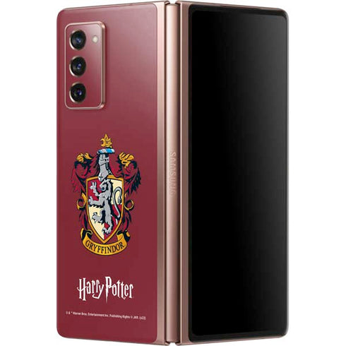 Wizarding World Harry Potter Gryffindor House Crest Galaxy Z Fold2 5G Skin