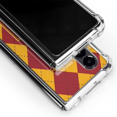 Wizarding Worlds Harry Potter Gryffindor Huse Crest Galaxy Z Fold4 5G Clear Case