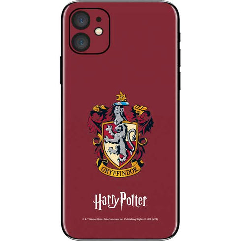 Wizarding World Harry Potter Gryffindor House Crest iPhone 11 Skin