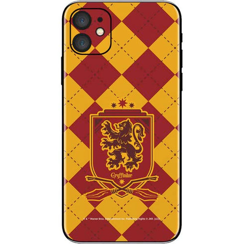 Wizarding Worlds Harry Potter Gryffindor Huse Crest iPhone 11 Skin