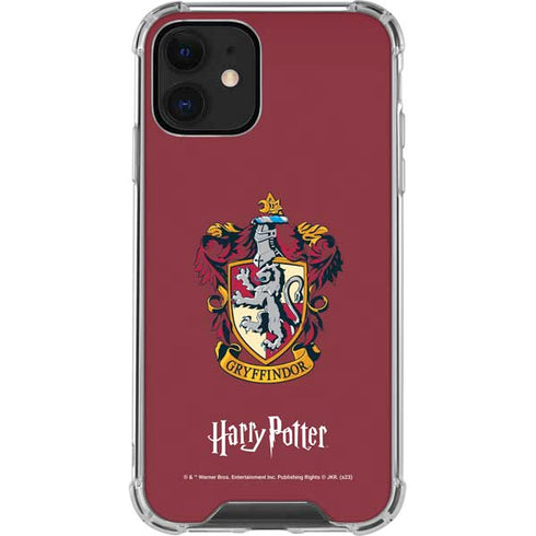 Wizarding World Harry Potter Gryffindor House Crest iPhone 12 Clear Case