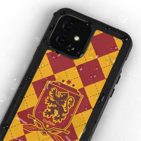 Wizarding Worlds Harry Potter Gryffindor Huse Crest iPhone 12 Mini Waterproof Case