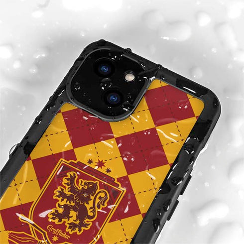 Wizarding Worlds Harry Potter Gryffindor Huse Crest iPhone 13 Mini Waterproof Case