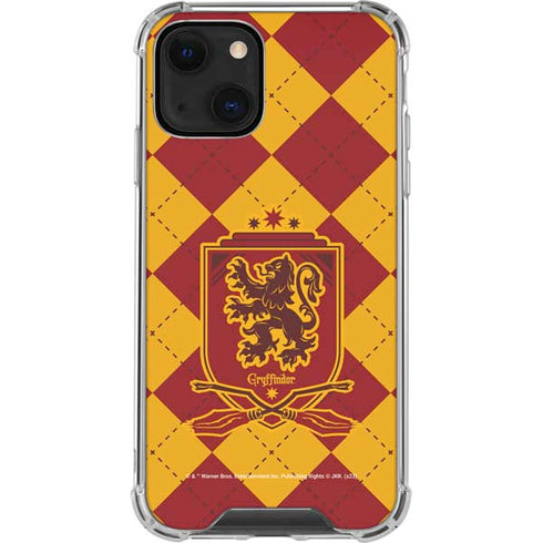 Wizarding Worlds Harry Potter Gryffindor Huse Crest iPhone 14 Clear Case