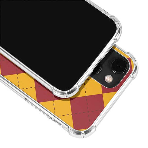 Wizarding Worlds Harry Potter Gryffindor Huse Crest iPhone 14 Clear Case