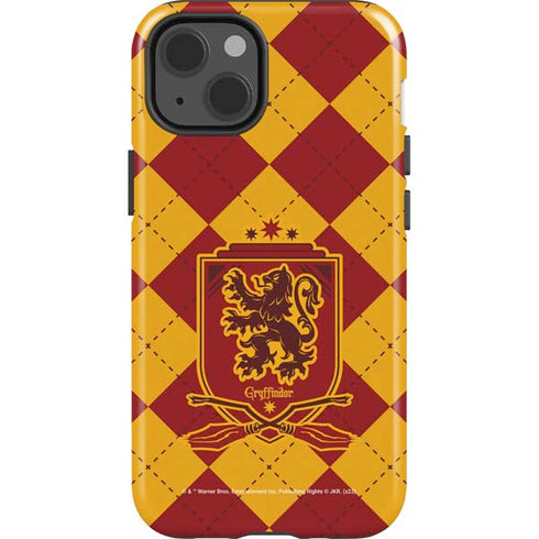 Wizarding Worlds Harry Potter Gryffindor Huse Crest iPhone 15 Impact Case
