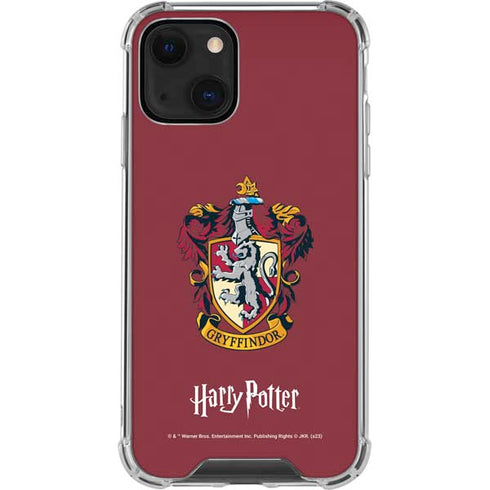 Wizarding World Harry Potter Gryffindor House Crest iPhone 14 Plus Clear Case