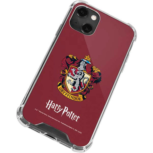Wizarding World Harry Potter Gryffindor House Crest iPhone 14 Plus Clear Case