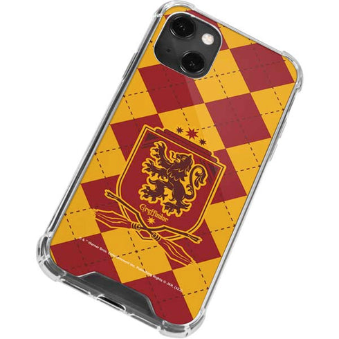 Wizarding Worlds Harry Potter Gryffindor Huse Crest iPhone 14 Plus Clear Case