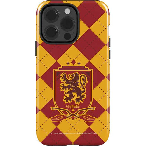 Wizarding Worlds Harry Potter Gryffindor Huse Crest iPhone 15 Pro Impact Case