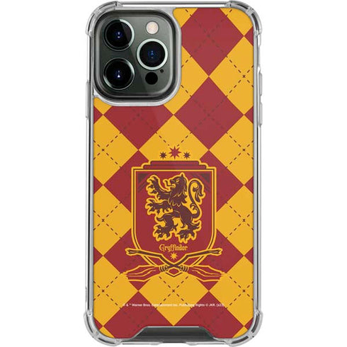 Wizarding Worlds Harry Potter Gryffindor Huse Crest iPhone 15 Pro Max Clear Case