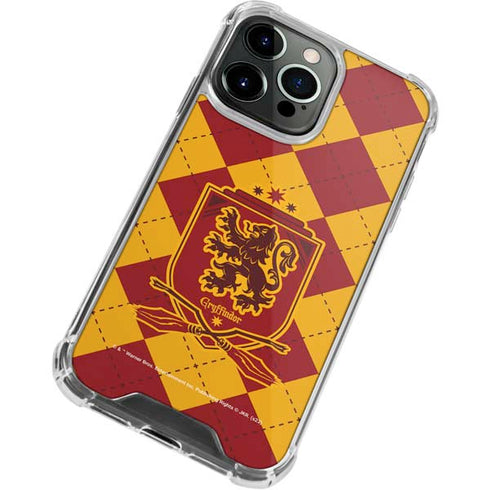 Wizarding Worlds Harry Potter Gryffindor Huse Crest iPhone 15 Pro Max Clear Case