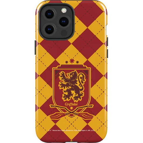 Wizarding Worlds Harry Potter Gryffindor Huse Crest iPhone 15 Pro Max Impact Case