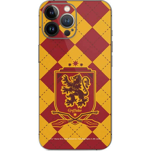 Wizarding Worlds Harry Potter Gryffindor Huse Crest iPhone 14 Pro Max Skin
