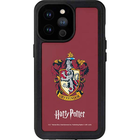 Wizarding World Harry Potter Gryffindor House Crest iPhone 14 Pro Max Waterproof Case