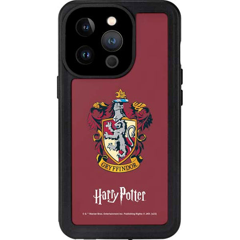 Wizarding World Harry Potter Gryffindor House Crest iPhone 14 Pro Waterproof Case