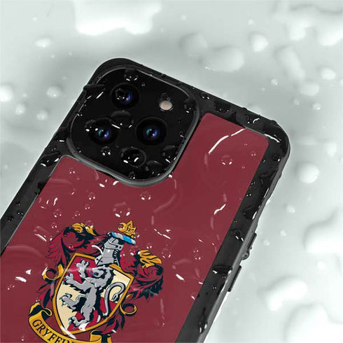 Wizarding World Harry Potter Gryffindor House Crest iPhone 14 Pro Waterproof Case