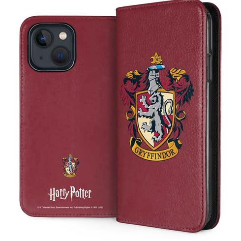 Wizarding World Harry Potter Gryffindor House Crest iPhone 15 Plus Folio Case