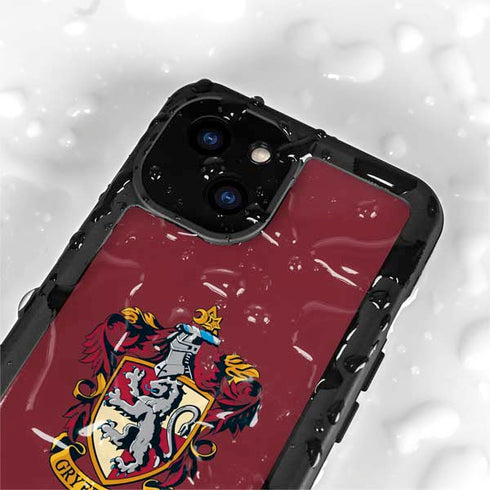 Wizarding World Harry Potter Gryffindor House Crest iPhone 15 Plus Waterproof Case