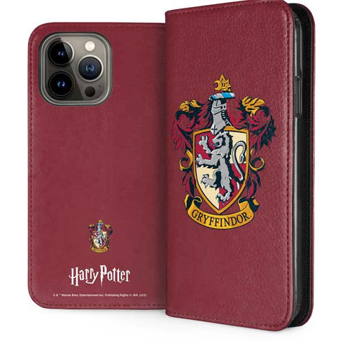Wizarding World Harry Potter Gryffindor House Crest iPhone 15 Pro Max Folio Case