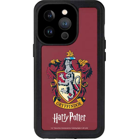 Wizarding World Harry Potter Gryffindor House Crest iPhone 15 Pro Waterproof Case