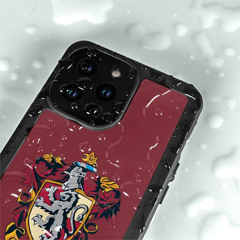 Wizarding World Harry Potter Gryffindor House Crest iPhone 15 Pro Waterproof Case