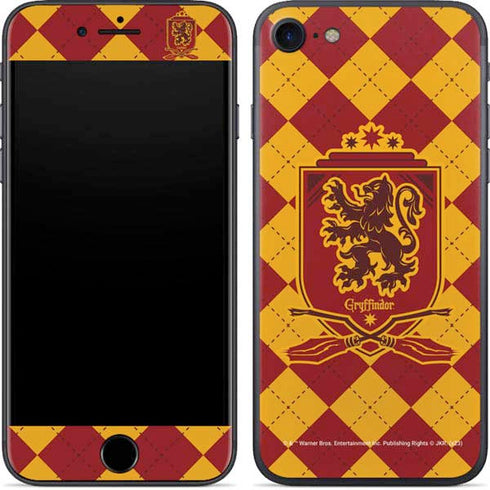 Wizarding Worlds Harry Potter Gryffindor Huse Crest iPhone 8 Skin