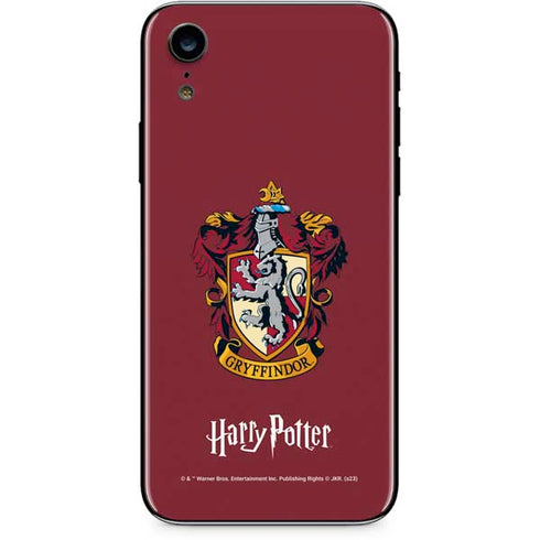 Wizarding World Harry Potter Gryffindor House Crest iPhone XR Skin