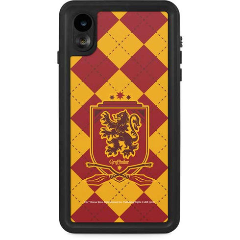 Wizarding Worlds Harry Potter Gryffindor Huse Crest iPhone XR Waterproof Case
