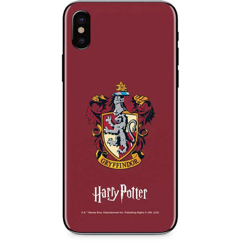 Wizarding World Harry Potter Gryffindor House Crest iPhone XS Max Skin