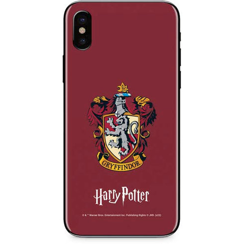 Wizarding World Harry Potter Gryffindor House Crest iPhone XS Skin