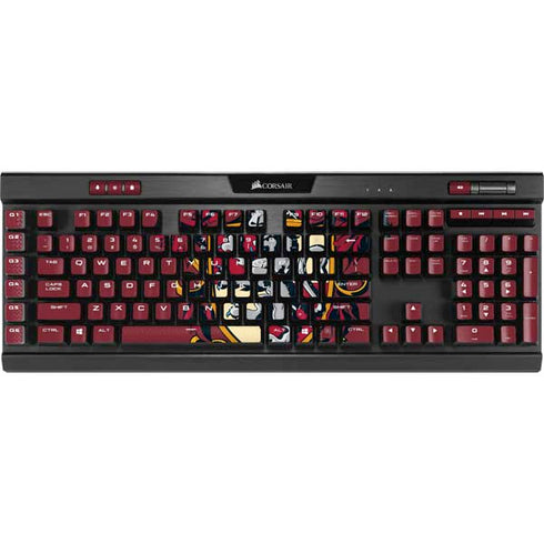Wizarding World Harry Potter Gryffindor House Crest K95 RGB PLATINUM Mechanical Gaming Keyboard Skin