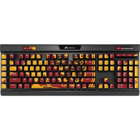Wizarding Worlds Harry Potter Gryffindor Huse Crest K95 RGB PLATINUM Mechanical Gaming Keyboard Skin