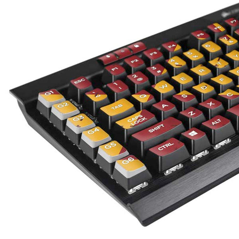 Wizarding Worlds Harry Potter Gryffindor Huse Crest K95 RGB PLATINUM Mechanical Gaming Keyboard Skin