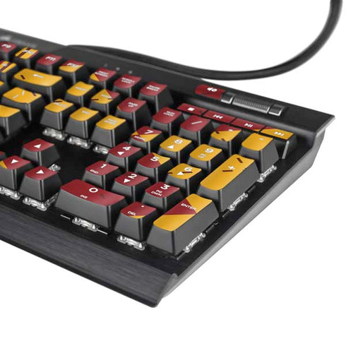 Wizarding Worlds Harry Potter Gryffindor Huse Crest K95 RGB PLATINUM Mechanical Gaming Keyboard Skin