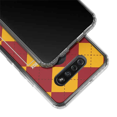 Wizarding Worlds Harry Potter Gryffindor Huse Crest LG K51/Q51 Clear Case