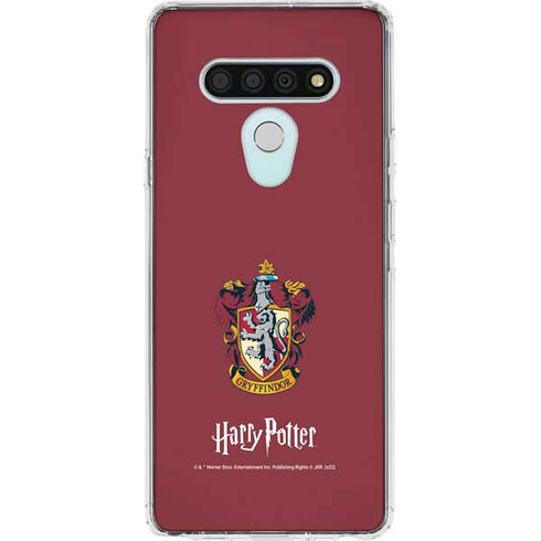 Wizarding World Harry Potter Gryffindor House Crest LG Stylo 6 Clear Case