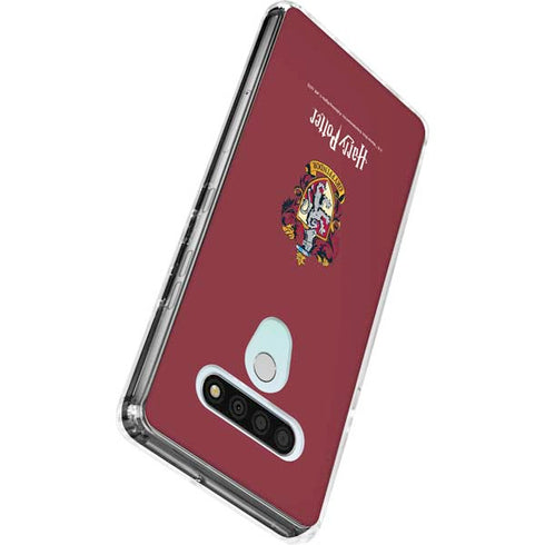 Wizarding World Harry Potter Gryffindor House Crest LG Stylo 6 Clear Case