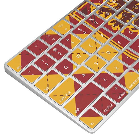 Wizarding Worlds Harry Potter Gryffindor Huse Crest Magic Keyboard Skin