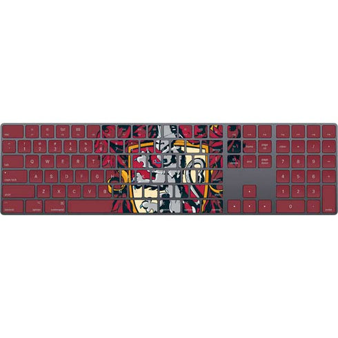 Wizarding World Harry Potter Gryffindor House Crest Magic Keyboard with Numeric Keypad Skin