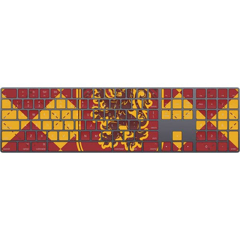 Wizarding Worlds Harry Potter Gryffindor Huse Crest Magic Keyboard with Numeric Keypad Skin