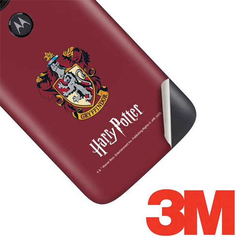 Wizarding World Harry Potter Gryffindor House Crest Moto E5 Play Skin
