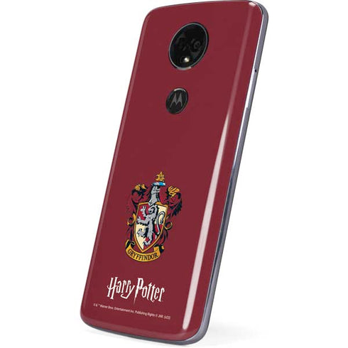 Wizarding World Harry Potter Gryffindor House Crest Moto E5 Plus Skin