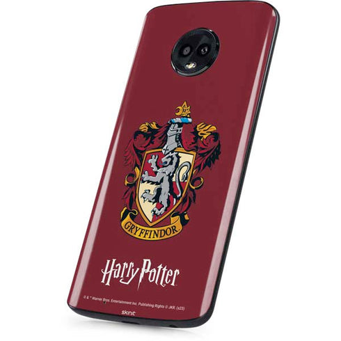 Wizarding World Harry Potter Gryffindor House Crest Moto G6 Skin