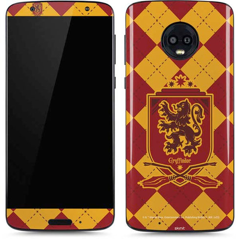 Wizarding Worlds Harry Potter Gryffindor Huse Crest Moto G6 Skin