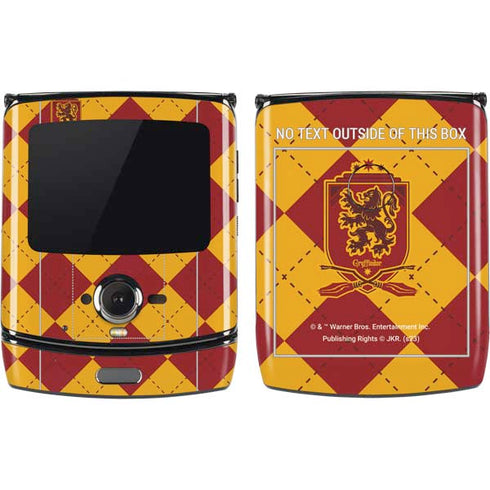 Wizarding Worlds Harry Potter Gryffindor Huse Crest Motorola RAZR Skin