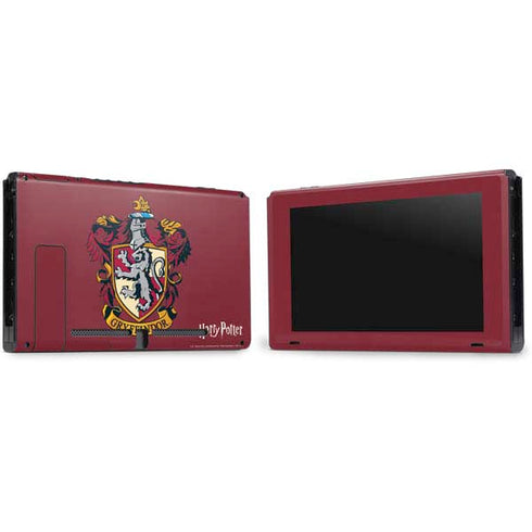 Wizarding World Harry Potter Gryffindor House Crest Nintendo Switch Bundle Skin