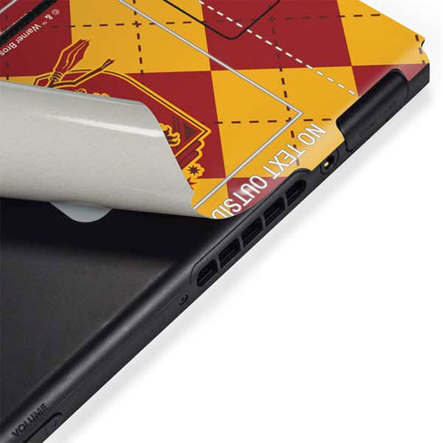 Wizarding Worlds Harry Potter Gryffindor Huse Crest Nintendo Switch Bundle Skin